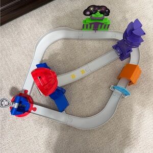 PAW Patrol True Metal Total City Rescue Movie Track Set w 2 Cars